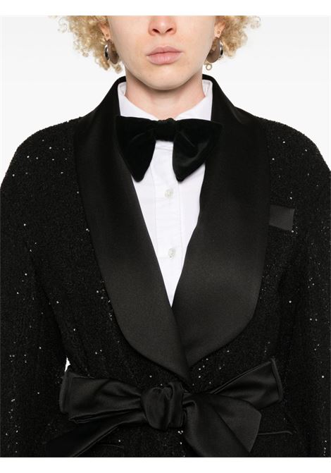 Giacca con cintura pau in nero Maxmara pianoforte - donna MAXMARA PIANOFORTE | 2421046054600001